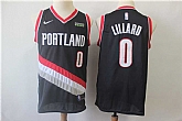 Blazers 0 Damian Lillard Black Swingman Jersey,baseball caps,new era cap wholesale,wholesale hats